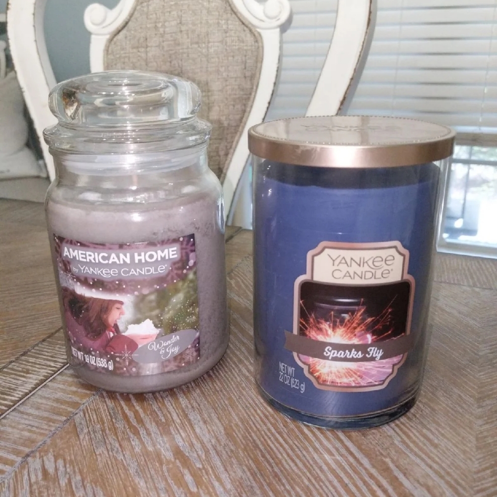 2 New Yankee Jar Candles